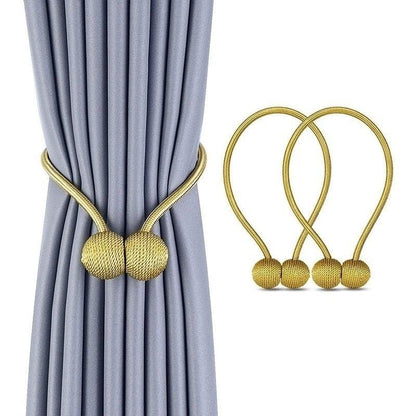 Magnetic Pearl Ball Curtain Tiebacks
