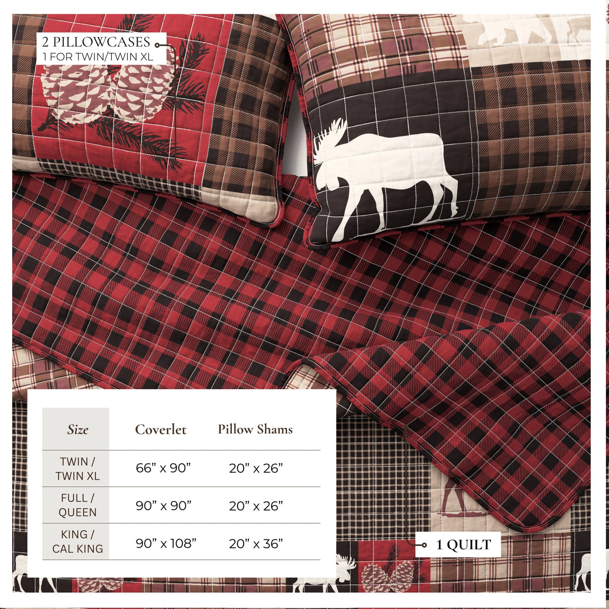 Rustic Landscape Quilt Set