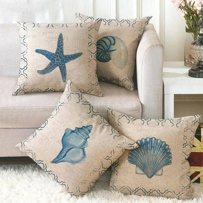 Marine Sea Life Pillow Covers / Cases