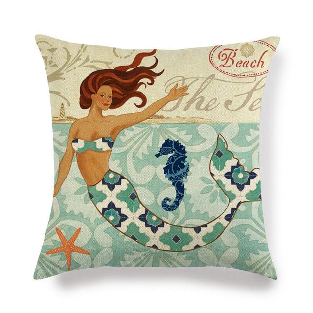 Marine Sea Life Pillow Covers / Cases