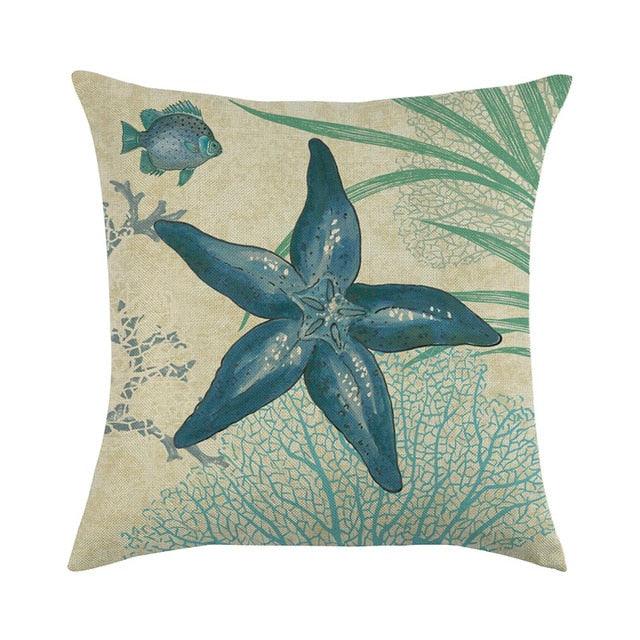 Marine Sea Life Pillow Covers / Cases