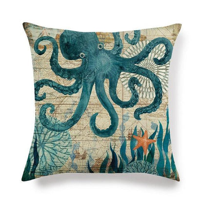 Marine Sea Life Pillow Covers / Cases