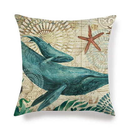 Marine Sea Life Pillow Covers / Cases