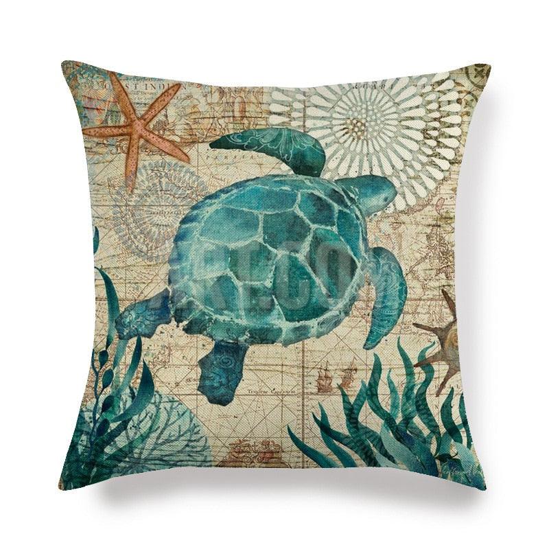 Marine Sea Life Pillow Covers / Cases