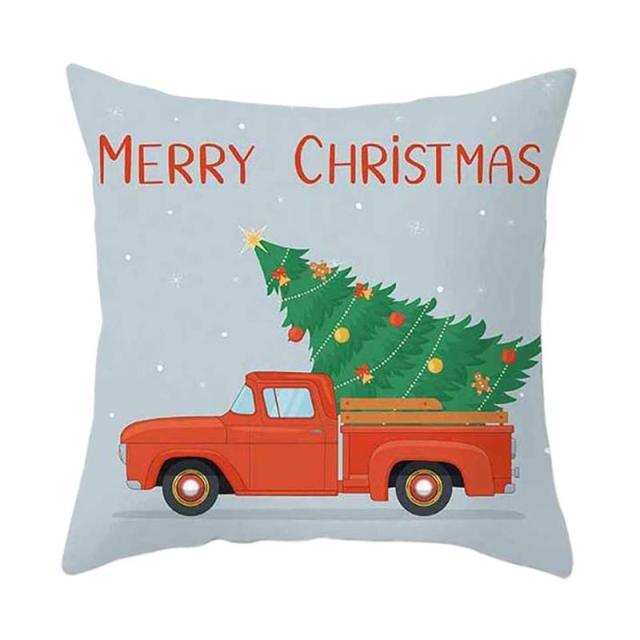 Winter Holiday Party Pillow Zipper Pillowcase