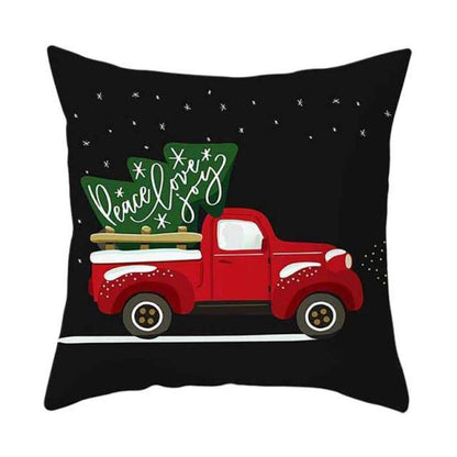 Winter Holiday Party Pillow Zipper Pillowcase