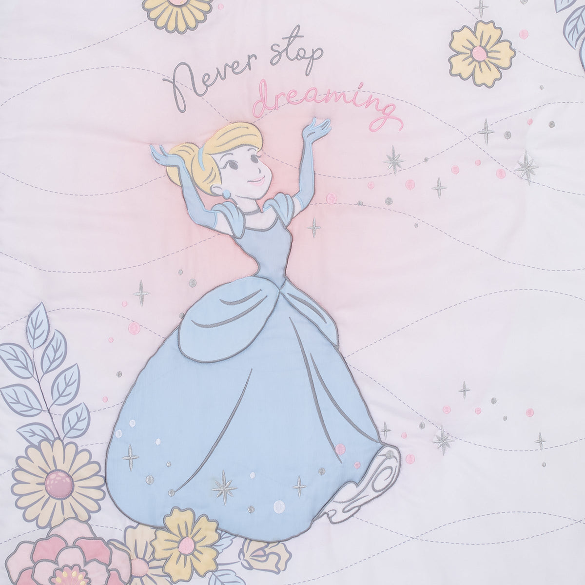 Disney Sweet Princess Light Blue, Pink, and White Cinderella