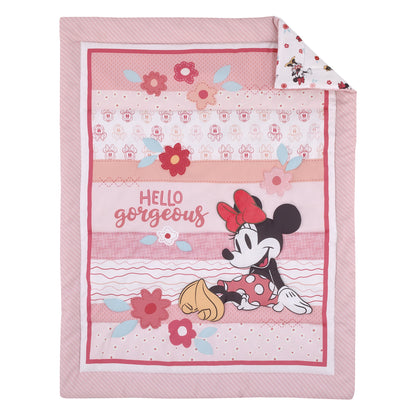 Minnie Mouse Hello Gorgeous Pink and White Floral