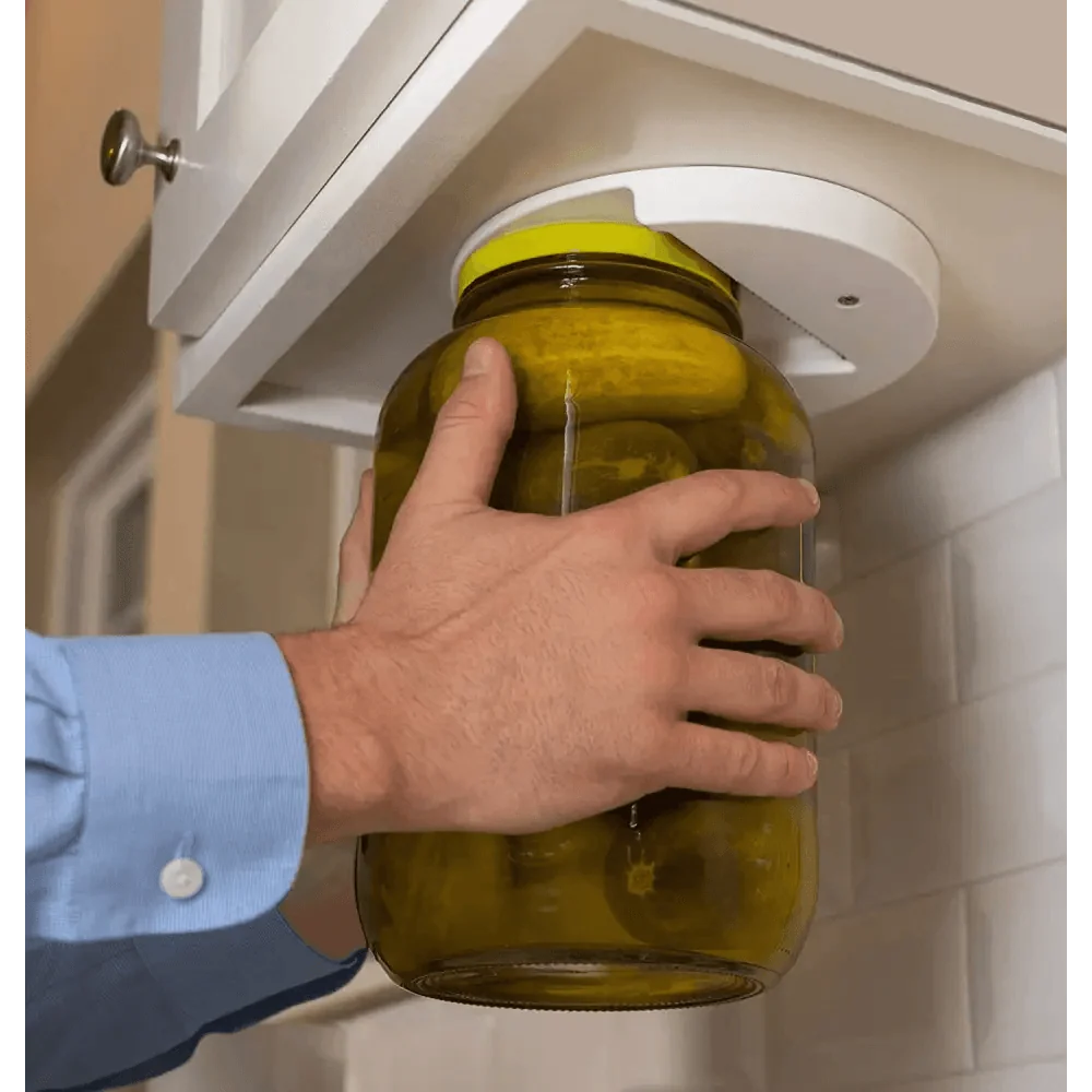 Multi-function Lid Jar Opener Under Cabinet