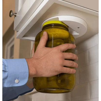 Multi-function Lid Jar Opener Under Cabinet
