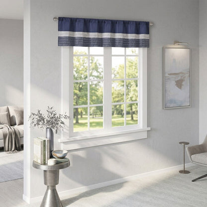 Madison Park Infinity Polyoni Pintuck Window Valance
