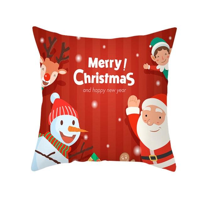 Cotton Linen Square Cushion Pillow Covers