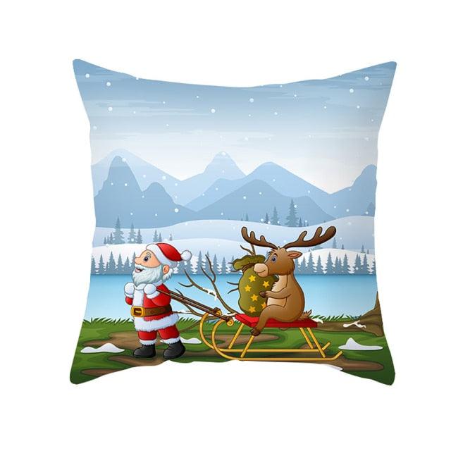 Cotton Linen Square Cushion Pillow Covers