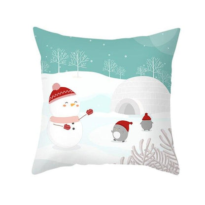 Cotton Linen Square Cushion Pillow Covers