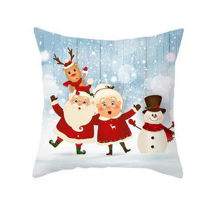 Cotton Linen Square Cushion Pillow Covers