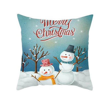 Cotton Linen Square Cushion Pillow Covers