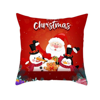 Cotton Linen Square Cushion Pillow Covers