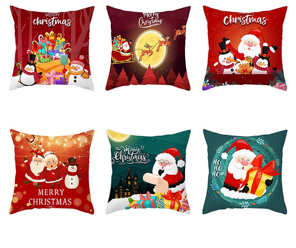 Cotton Linen Square Cushion Pillow Covers
