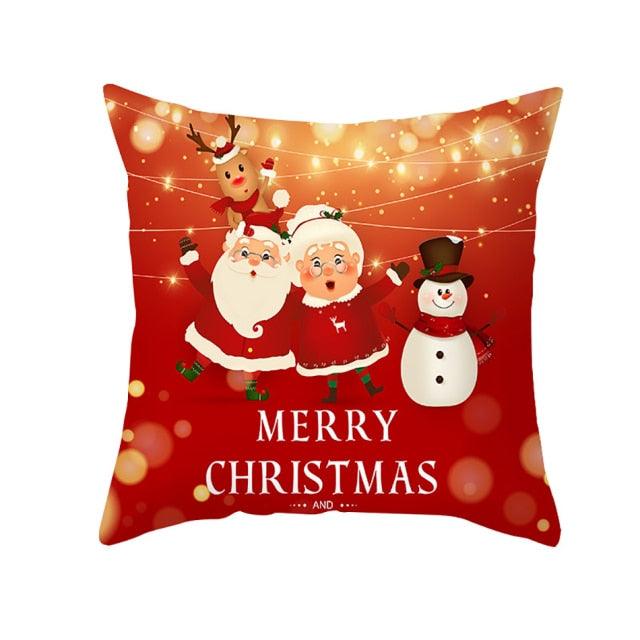 Cotton Linen Square Cushion Pillow Covers