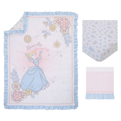 Disney Sweet Princess Light Blue, Pink, and White Cinderella