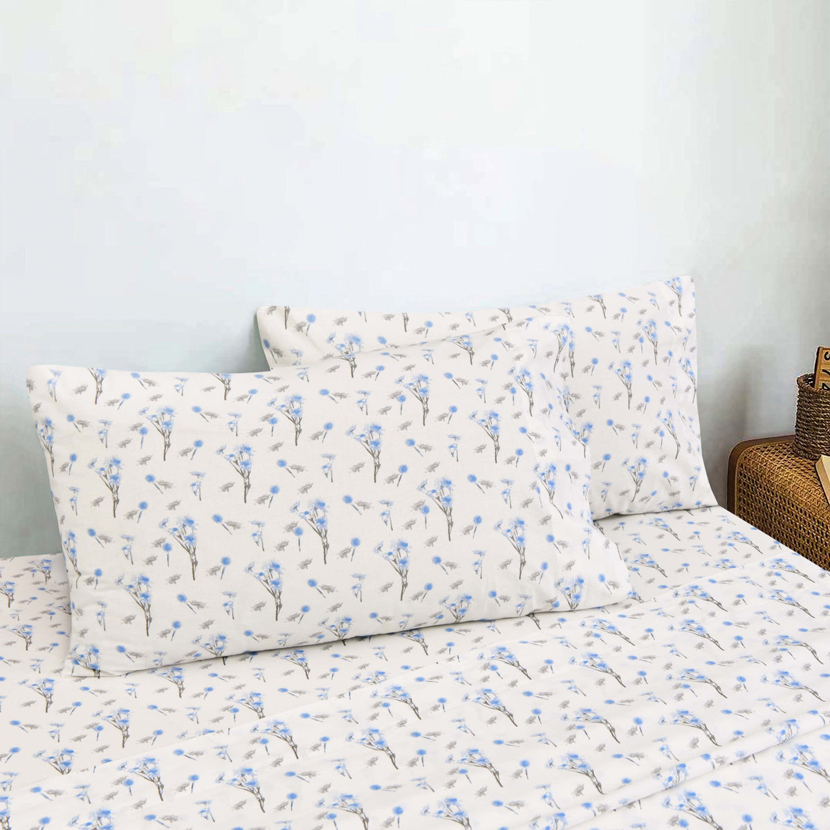 Ultra Soft Percale Bed Sheets, Durable, Cool & Crisp 144 Thread Count Fabric