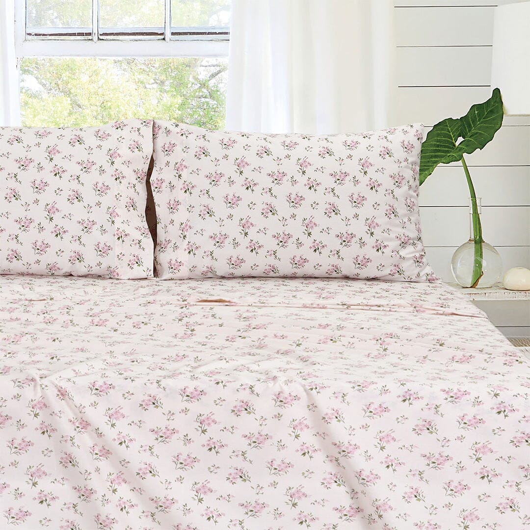 Ultra Soft Percale Bed Sheets, Durable, Cool & Crisp 144 Thread Count Fabric