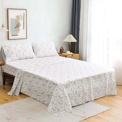 Ultra Soft Percale Bed Sheets, Durable, Cool & Crisp 144 Thread Count Fabric
