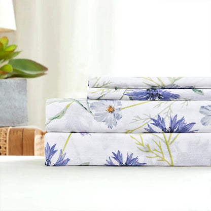 Ultra Soft Percale Bed Sheets, Durable, Cool & Crisp 144 Thread Count Fabric