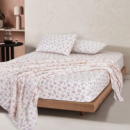 Ultra Soft Percale Bed Sheets, Durable, Cool & Crisp 144 Thread Count Fabric