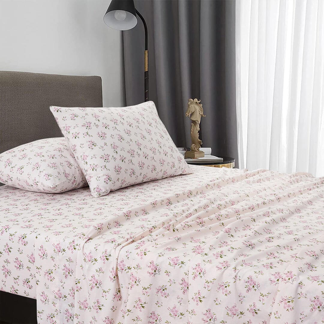 Ultra Soft Percale Bed Sheets, Durable, Cool & Crisp 144 Thread Count Fabric