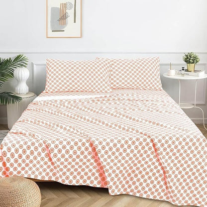 Ultra Soft Percale Bed Sheets, Durable, Cool & Crisp 144 Thread Count Fabric