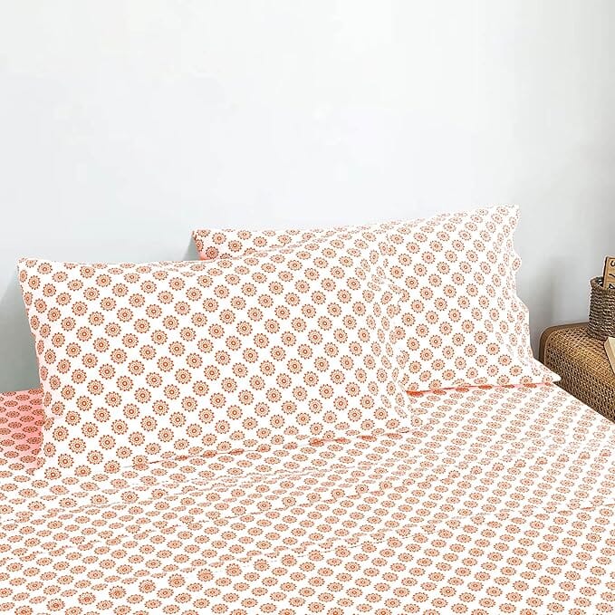 Ultra Soft Percale Bed Sheets, Durable, Cool & Crisp 144 Thread Count Fabric