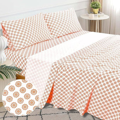 Ultra Soft Percale Bed Sheets, Durable, Cool & Crisp 144 Thread Count Fabric