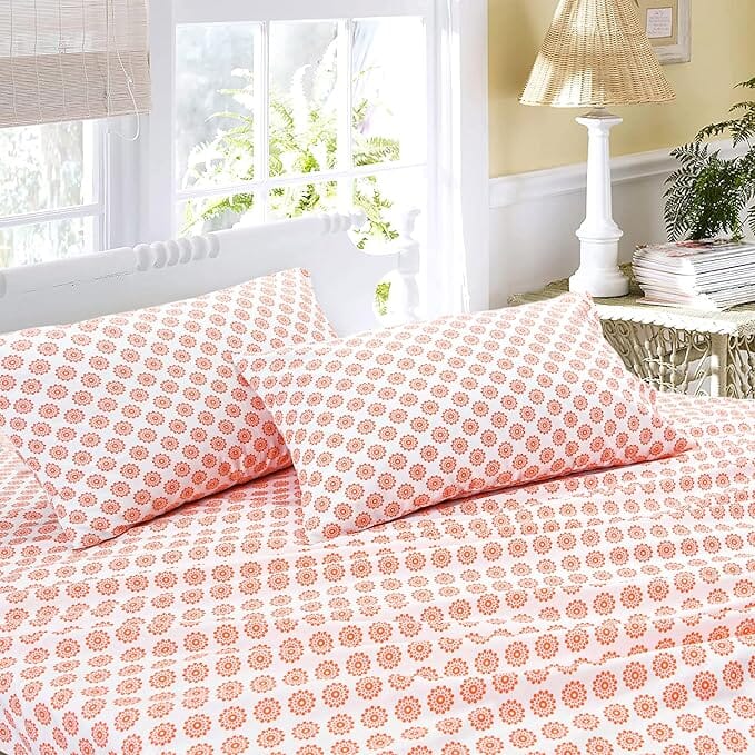 Ultra Soft Percale Bed Sheets, Durable, Cool & Crisp 144 Thread Count Fabric