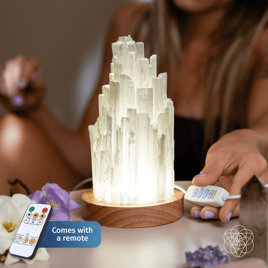 The Cleanse - All Selenite Lamp