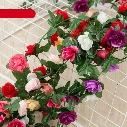 Artificial Hanging Silk Rose Flowers