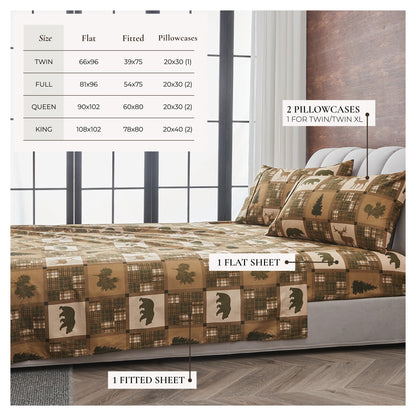 Lodge Printed Sheet Set