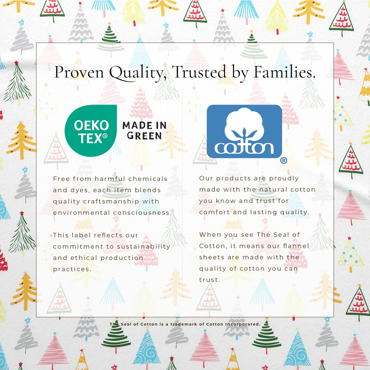Turkish Cotton Christmas Flannel Sheet Set