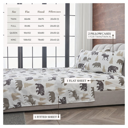 Lodge Printed Sheet Set